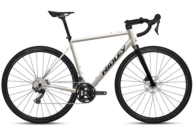 Ridley Grifn A gravel aluminium équipé en Shimano GRX600 2x12, vue de profil