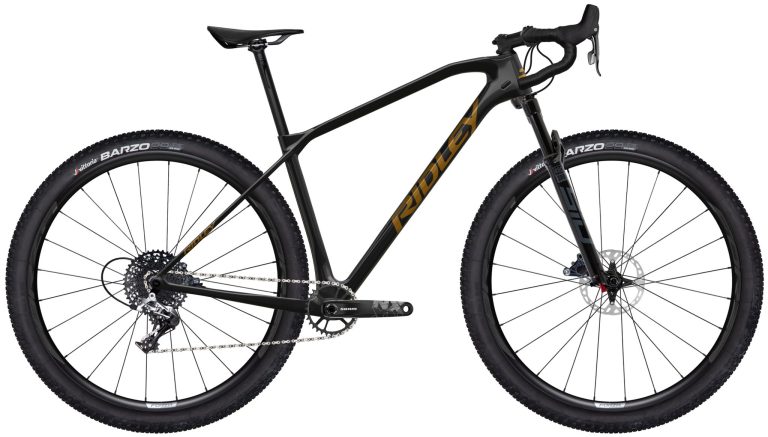 Ridley Ignite GTX SRAM Rival à fourche RockShox Recon, gravel carbone, vue de profil