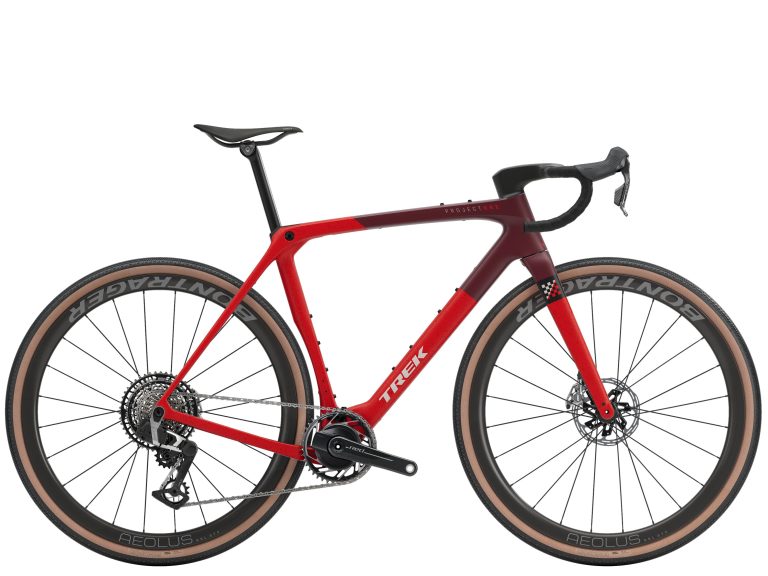 Trek Checkmate SLR 9 AXS 2027, gravel de compétition à cadre carbone, vue de profil