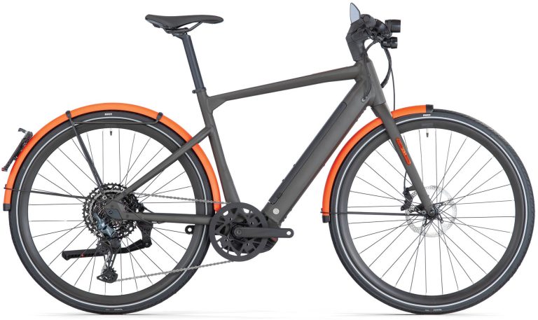 BMC 257 AMP AL Speed One 2025, vélo urbain électrique à assistance rapide, vue de profil