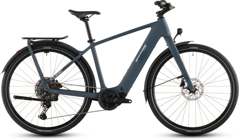 Cube Kathmandu Hybrid C:62 Pro 400X 2026, vélo de trekking électrique carbone, vue de profil