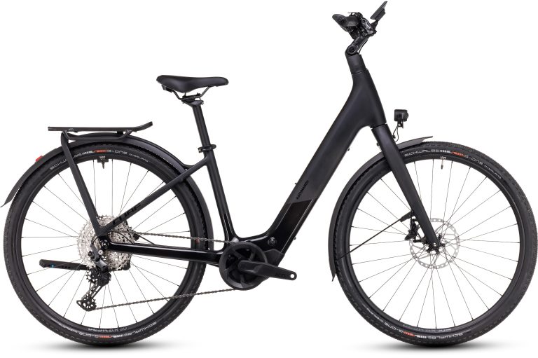 Cube Kathmandu Hybrid C:62 SLX 400X 2025, trekking électrique carbone coloris carbon´n´black
