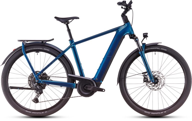 Cube Kathmandu Hybrid EX 800 2025, vélo de trekking électrique à freinage ABS, vue de profil