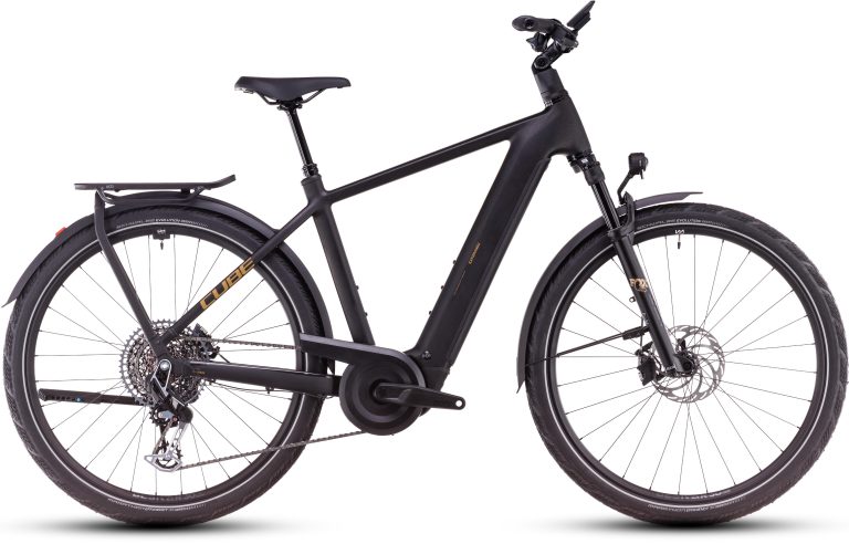 Cube Kathmandu Hybrid SLT 800 2025, vélo de trekking électrique à transmission AXS, vue de profil