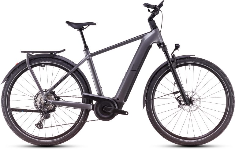 Cube Kathmandu Hybrid SLX 800 2025, vélo de trekking électrique à groupe Shimano XT, vue de profil