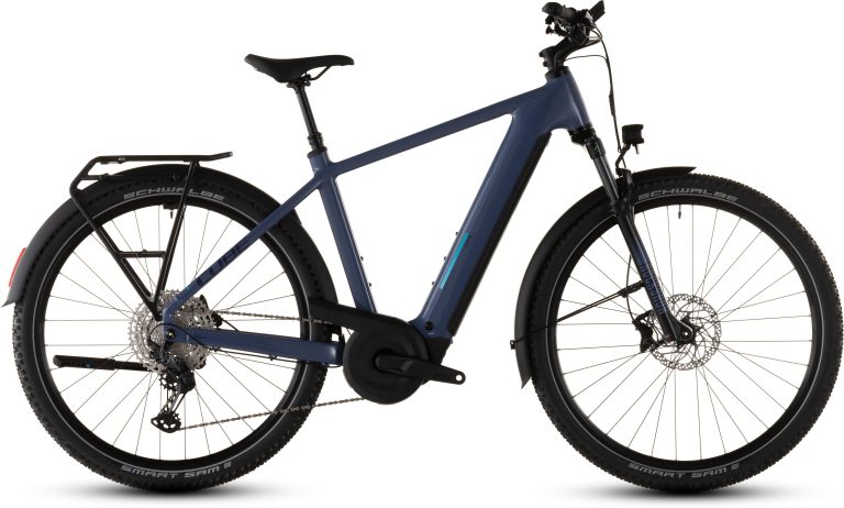 Cube Nuride Hybrid EXC 800 2026, vélo de trekking électrique à tige de selle télescopique, vue de profil