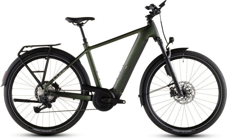 Cube Nuride Hybrid SLT 800 2026, vélo de trekking électrique à pneus gravel, vue de profil