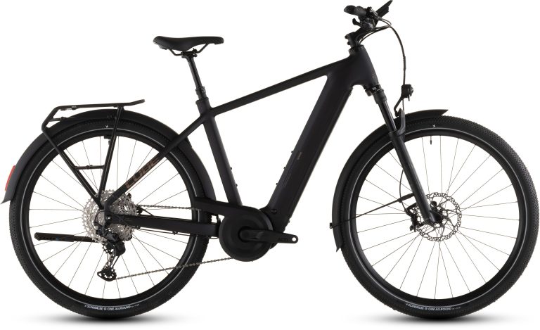 Cube Nuride Hybrid SLX 800 2026, vélo de trekking électrique à pneus gravel, vue de profil