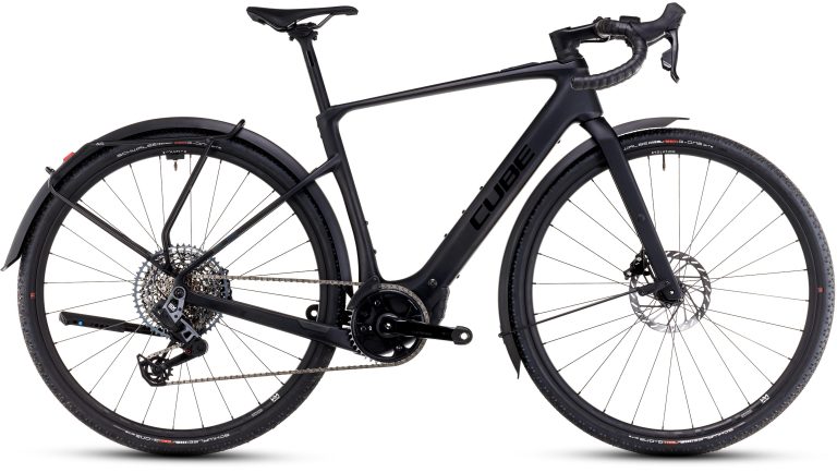 Cube Nuroad Hybrid C:62 SLX FE 400X 2025, gravel électrique carbone Bosch, vue de profil