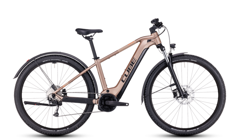 Cube Reaction Hybrid Performance 500 Allroad 2024, VTT électrique équipé, vue de profil