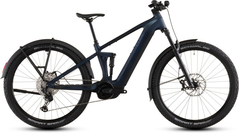 Cube Stereo Hybrid ONE22 SLX 800 FE 2026, VTT électrique tout-suspendu, vue de profil