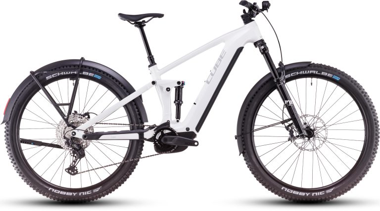 Cube Stereo Hybrid ONE44 EXC 800 Allroad 2025, VTT électrique tout-suspendu de trail, vue de profil