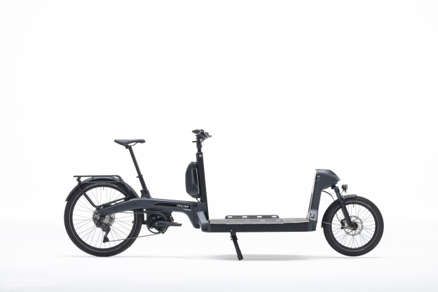 Douze Cycles Hêta 2S à moyeu Enviolo Heavy Duty, vélo cargo à plancher, vue de profil