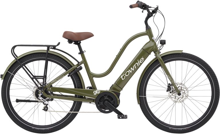 Electra Le Townie Path Go! 5i 2020, vélo de ville électrique à cadre bas, vue de profil