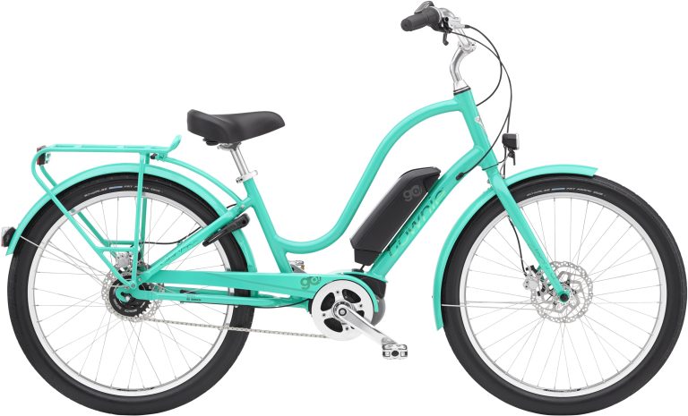 Electra Townie Go! 5i Step-Thru 2021, vélo de ville électrique à pneus ballon, vue de profil