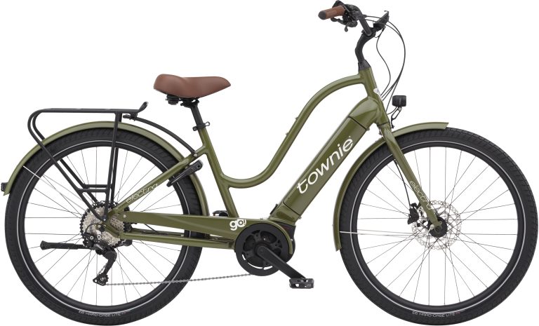 Electra Townie Path Go! 10D, cruiser urbain électrique à cadre Step-Thru, vue de profil