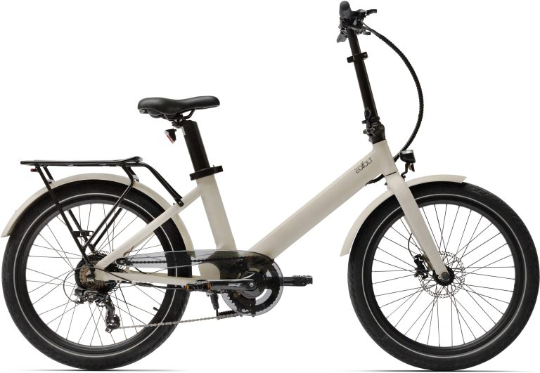 Eovolt Evening, vélo pliant électrique à roues de 24 pouces, vue de profil