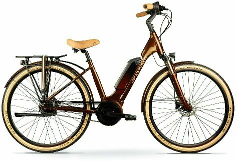 Granville E-Urban 30 2021, vélo de trekking électrique à cadre aluminium, vue de profil
