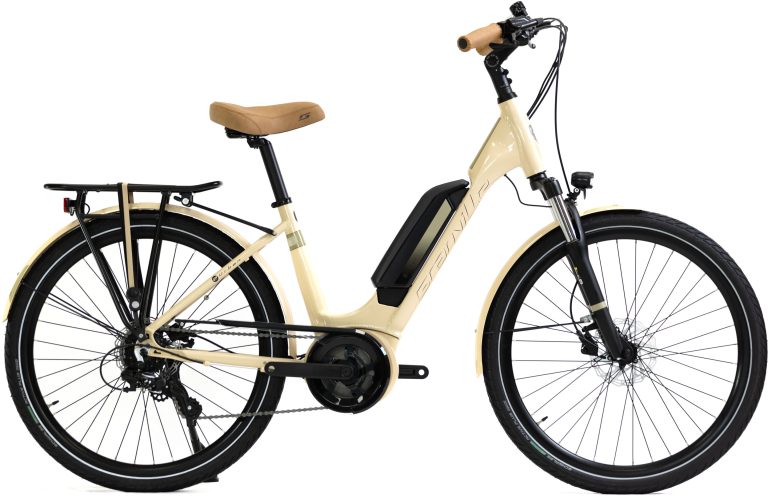 Granville E-Urban 30 batterie 500 Wh, vélo de ville électrique, vue de profil