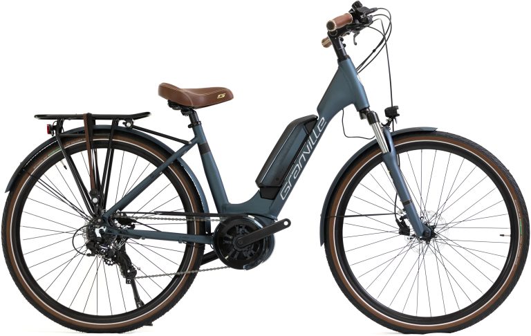 Granville E-Urban 30+ NEX, vélo de ville électrique en aluminium, vue de profil