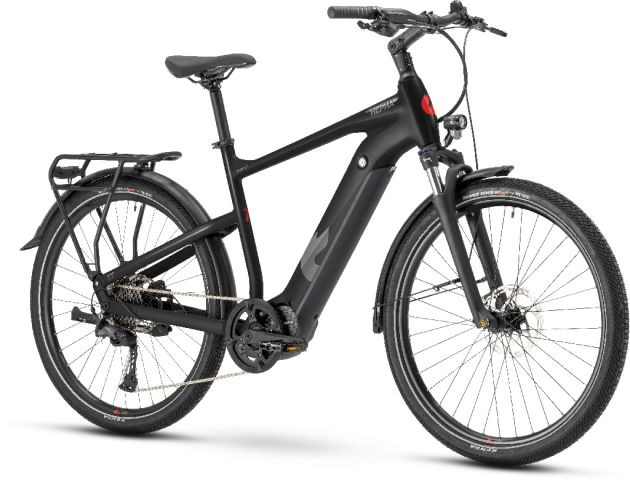 Hepha Trekking 7 Limited High Step 2026, vélo de trekking électrique, vue de trois quarts avant