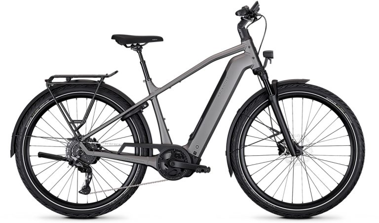Kalkhoff Endeavour 3 Excite 600 Wh 2026, vélo de trekking électrique à fourche suspendue, vue de profil