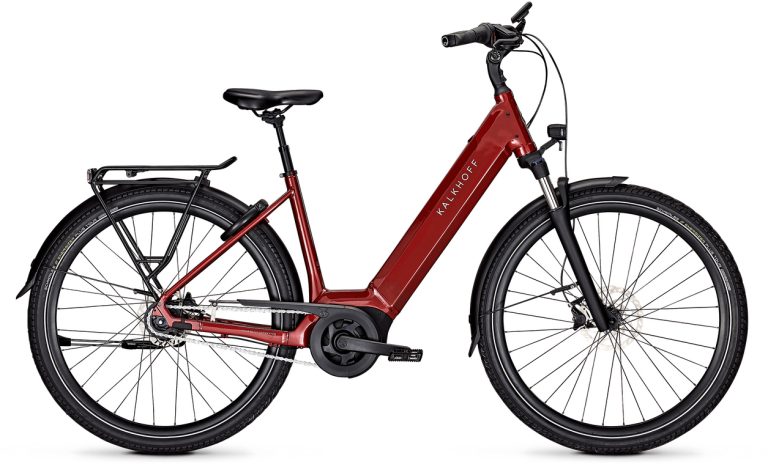 Kalkhoff Endeavour C Move+ 2024, vélo urbain électrique compact à roues de 20 pouces, vue de profil