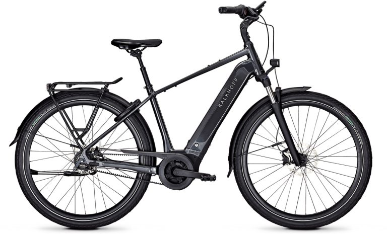 Kalkhoff Endeavour L Move 2024, vélo de trekking électrique à cadre Diamond, vue de profil