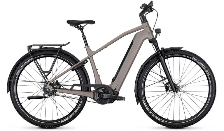Kalkhoff Entice 3 Excite Belt 600 Wh 2026, VTC électrique à courroie Gates, vue de profil