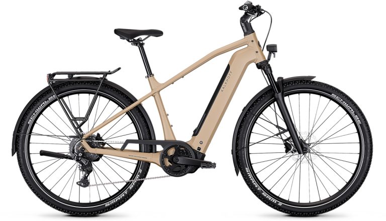 Kalkhoff Entice 3 Season 540 Wh 2026, VTC électrique tout-chemin à cintre relevé, vue de profil