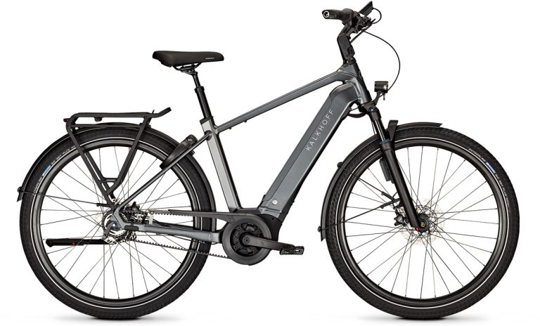 Kalkhoff Entice 5 Season 2024, vélo de trekking électrique à cadre Diamond, vue de profil