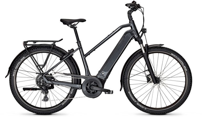 Kalkhoff Image 3 Move BLX 2024, vélo de ville électrique à courroie et cadre Diamond, vue de profil