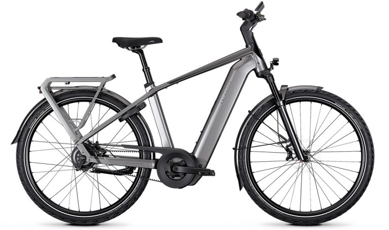 Kalkhoff Image 5+ Advance BLX 800 Wh 2026, vélo de ville électrique à moyeu Enviolo et courroie, vue de profil