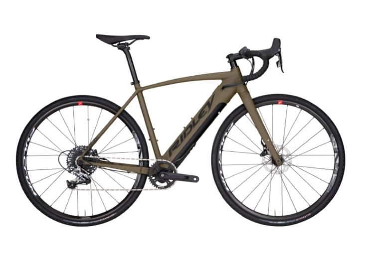 Ridley Kanzo E, gravel électrique à cadre aluminium et moteur Fazua, vue de profil