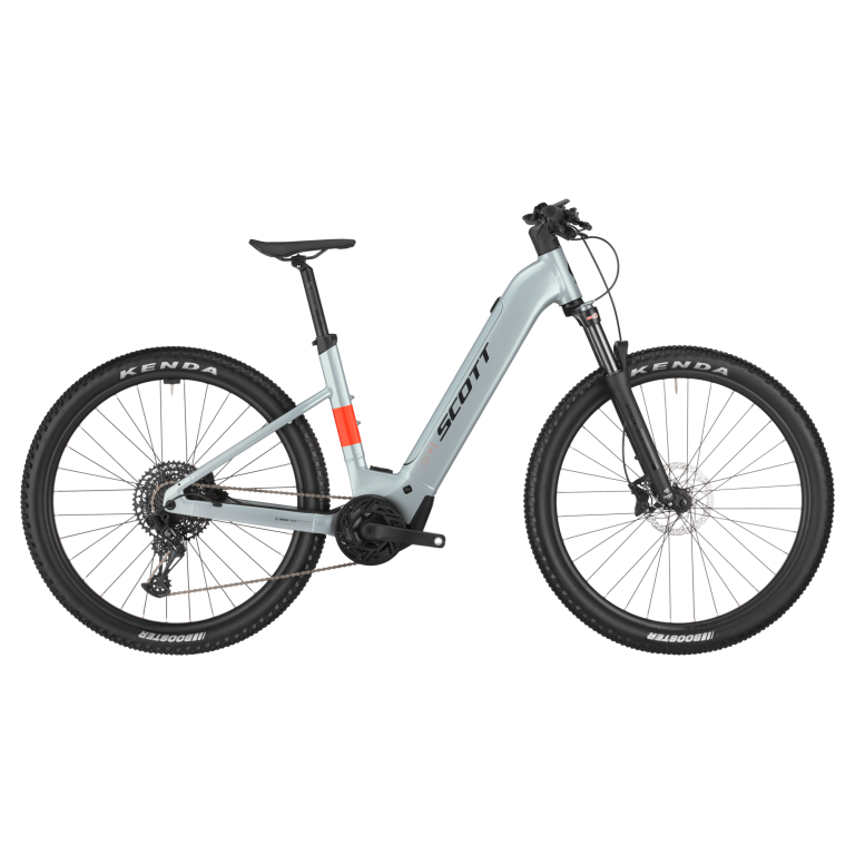 Scott Aspect eRIDE 910, VTT électrique semi-rigide à moteur Bosch, vue de profil