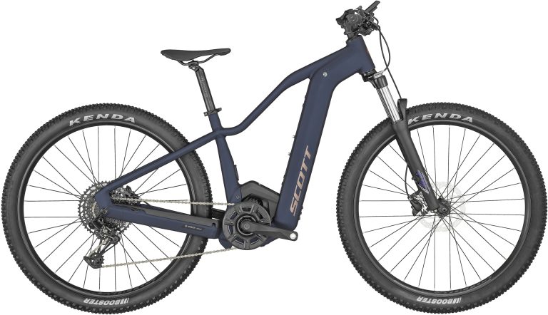 Scott Contessa Active eRIDE 920 2024, VTT électrique semi-rigide 29 pouces, vue de profil