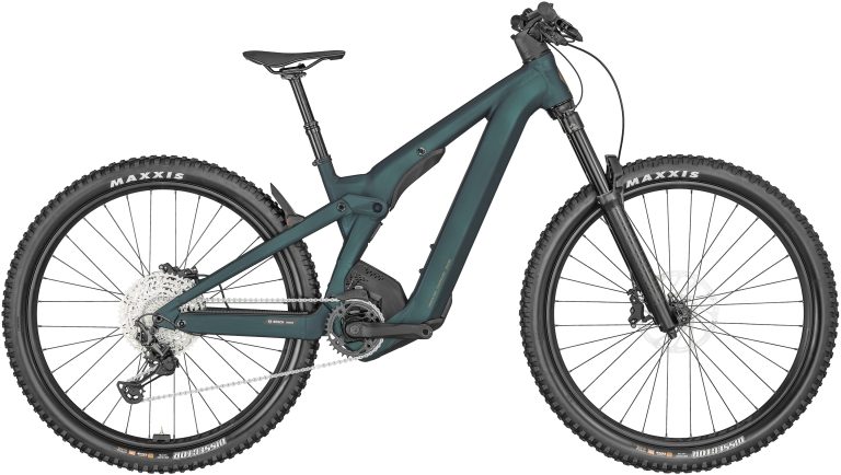 Scott Contessa Patron eRIDE 910 2024, VTT électrique tout-suspendu d’enduro, vue de profil