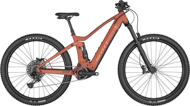 Scott Contessa Strike eRIDE 930 EU2 2024, VTT électrique tout-suspendu, vue de profil