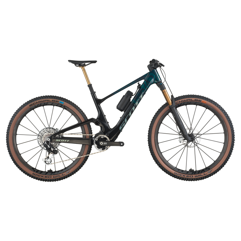 Scott Lumen 900 SL 2026, VTT électrique tout-suspendu carbone, vue de profil