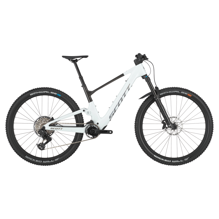 Scott Lumen 905 2025, VTT électrique tout-suspendu carbone à moteur TQ, vue de profil