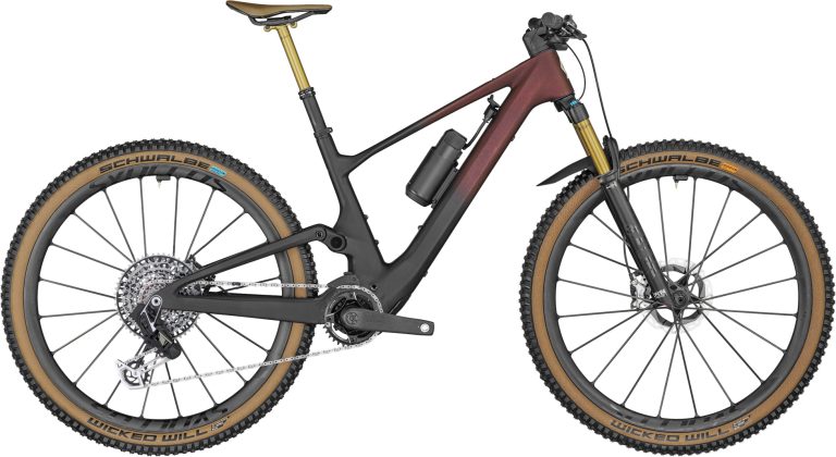 Scott Lumen eRIDE 900 SL TR, VTT électrique léger à cadre carbone, vue de profil