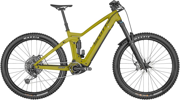 Scott Ransom eRIDE 910, VTT tout-suspendu électrique d’enduro, vue de profil