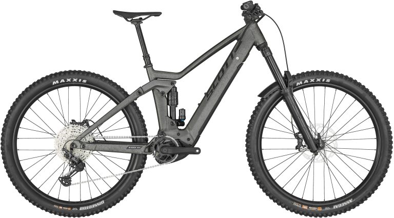 Scott Ransom eRIDE 920 2024, VTT électrique tout-suspendu aluminium, vue de profil