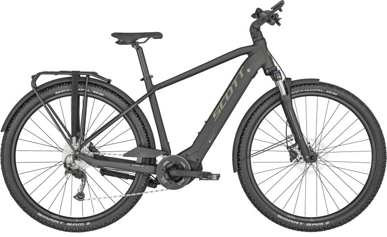 Scott Sub Cross eRIDE 20 Men EQ 2024, vélo de trekking électrique à cintre plat, vue de profil