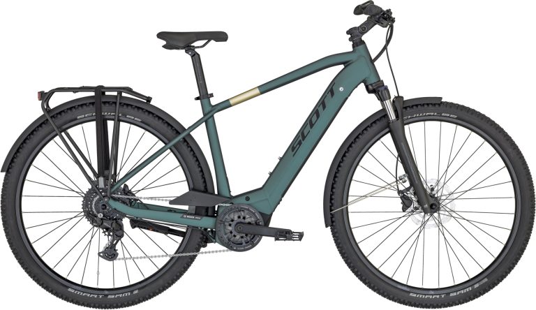 Scott Sub Cross eRIDE 30 Men EQ 2024, vélo de trekking électrique à cintre plat, vue de profil