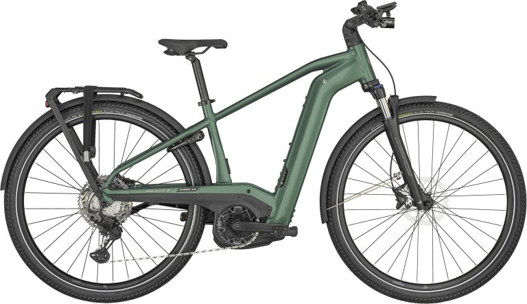 Scott Sub Sport eRIDE 10 Men 2024, vélo de trekking électrique à cintre plat, vue de profil
