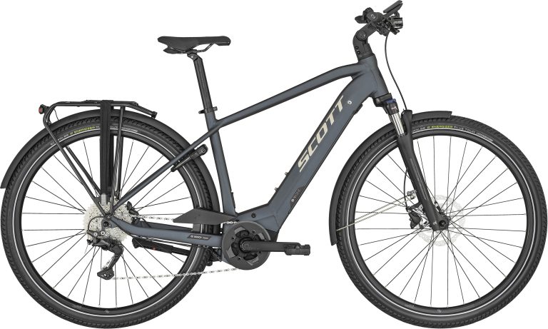 Scott Sub Tour eRIDE 10 Men 2024, vélo de trekking électrique à cadre aluminium, vue de profil