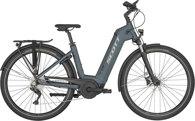 Scott Sub Tour eRIDE 10 Unisex 2024, vélo de trekking électrique Bosch, vue de profil