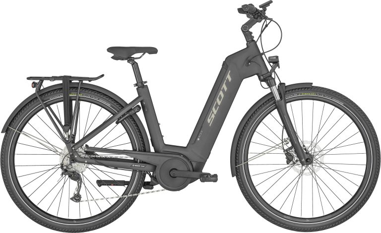 Scott Sub Tour eRIDE 20 Unisex 2024, vélo de trekking électrique à cadre aluminium, vue de profil
