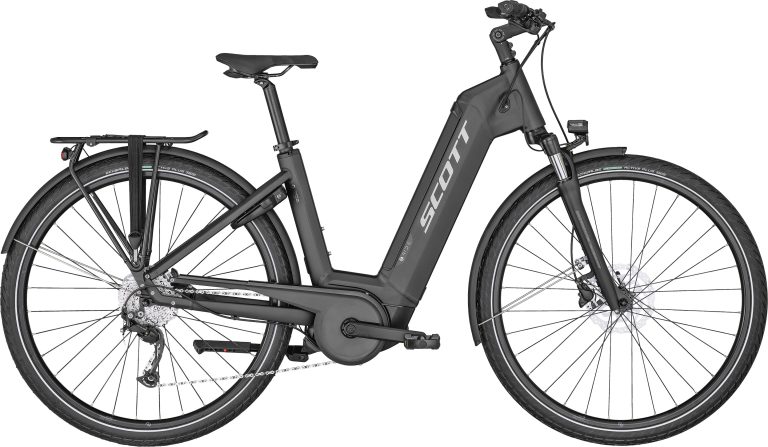 Scott Sub Tour eRIDE 30 Unisex 2022, vélo de trekking électrique à fourche acier, vue de profil